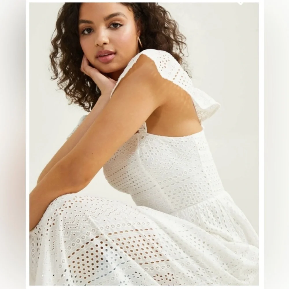 NWT Altar’d State Grace Eyelet Maxi Dress - Picture 2 of 7